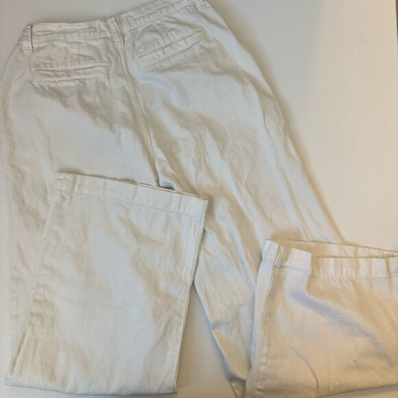 $138 Madewell NWT White Superwide Leg Jeans Airy Denim Edition size 27 m8 - Picture 5 of 6